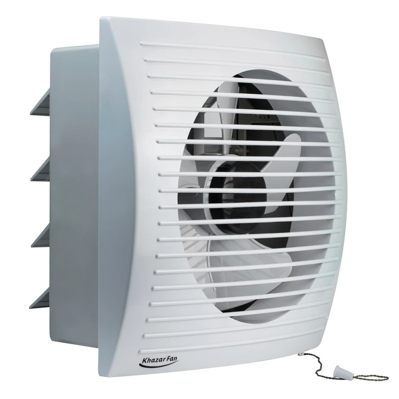 هواکش لوکس EB-250-4 خزرفن با دمپر و استاندارد IP45 مناسب محیط‌های مرطوب