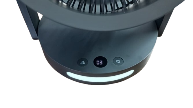 پنکه رومیزی شارژی بیوا FA-05 سفید با طراحی جمعوجور و باتری لیتیومی - فروشگاه کالای برق احمدی