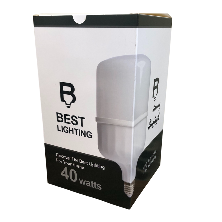 لامپ ال ای دی ۴۰ وات بست لایتینگ مدل استوانهای - خرید از فروشگاه کالای برق احمدی