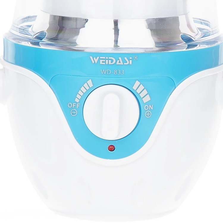 چراغ اضطراری فانوسی ویداسی WD-833 شارژی با آویز سقفی - کالای برق احمدی