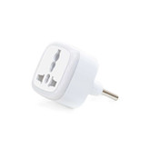 مبدل برق هادرون مدل A10-1 چراغدار | تبدیل ۳ به ۲ یونیورسال با بدنه پلیکربنات