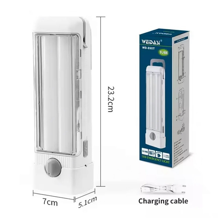 خرید چراغ اضطراری ویداسی WD-890T با نور قوی و تنظیم شدت نور