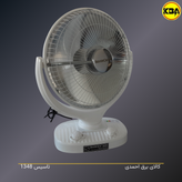 بخاری برقی سیلور کرست AD-802 طرح پنکهای کممصرف با چرخش ۳۶۰ درجه و ترموستات