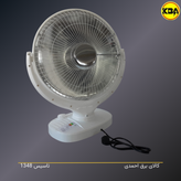 بخاری برقی سیلور کرست AD-802 طرح پنکهای کممصرف با چرخش ۳۶۰ درجه و ترموستات