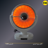 بخاری برقی سیلور کرست AD-802 طرح پنکهای کممصرف با چرخش ۳۶۰ درجه و ترموستات