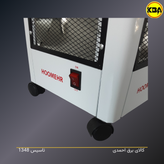 بخاری برقی ۱۰ شعله ۵ طرفه هومهر مدل LX-1602 با توان ۲۰۰۰ وات و ایمنی بالا