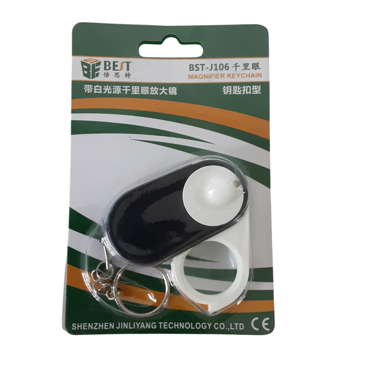 ذره بین بست مدل BST-J106 با چراغ LED و بزرگنمایی ۱۰ برابر