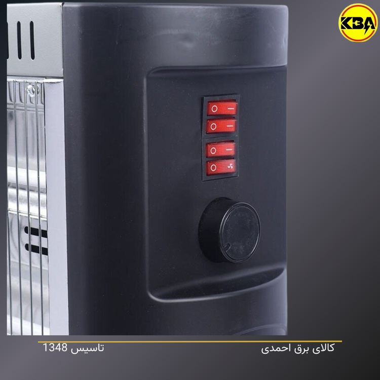 بخاری برقی فن دار رومیزی مناسب گرمایش سریع اتاق و محل کار