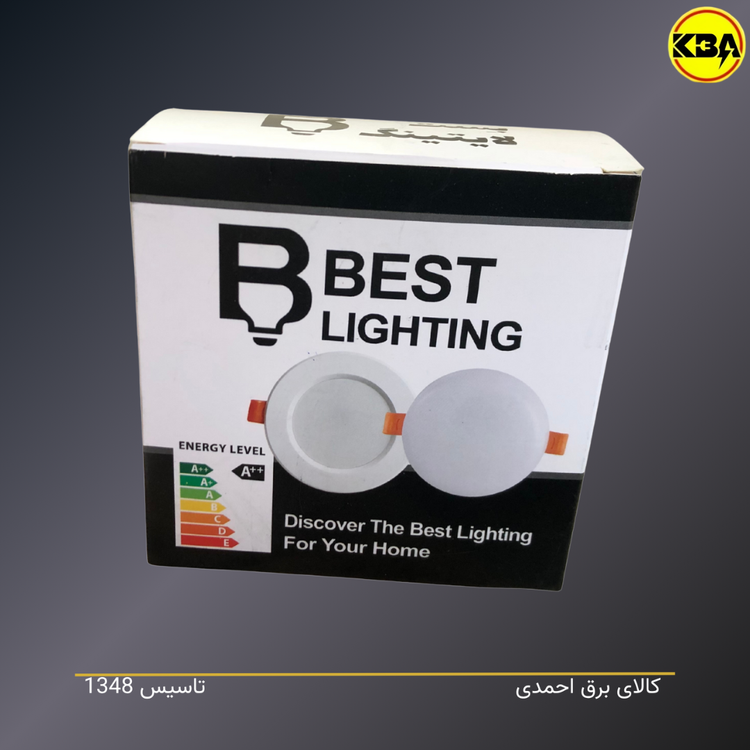 پنل سقفی بکلایت ۷ وات بست لایتینگ نور سفید آفتابی نچرال - کالای برق احمدی