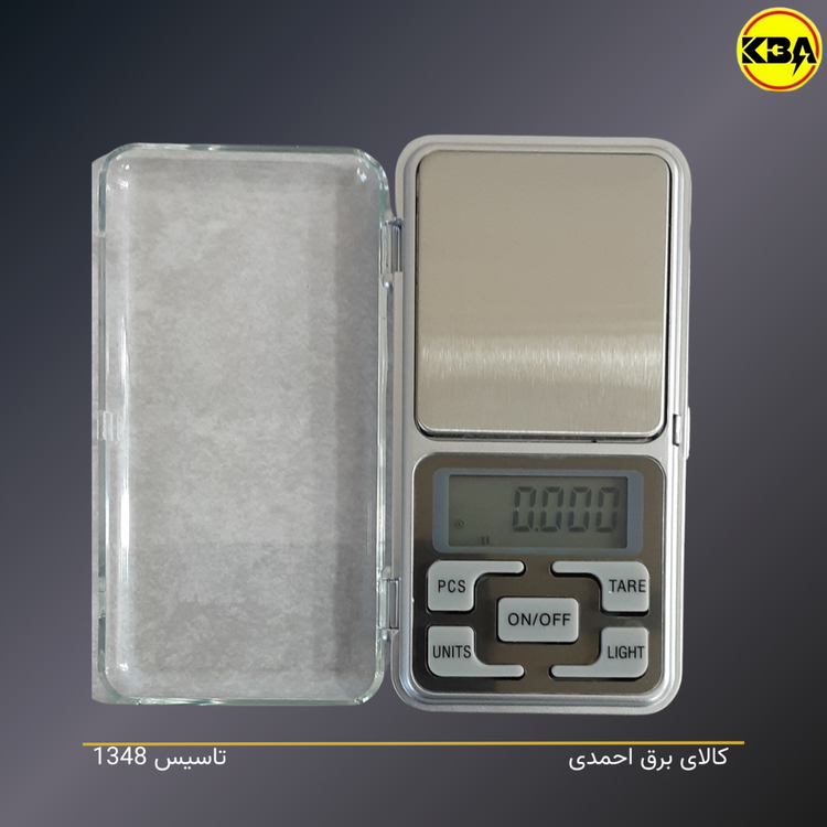 ترازوی دیجیتال جیبی ۲۰۰ گرمی EURECARE مدل EC-P06 با نمایشگر LCD نوردار