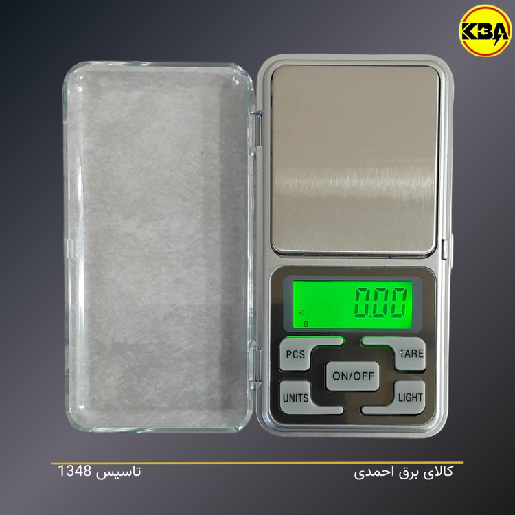 ترازوی دیجیتال جیبی ۲۰۰ گرمی EURECARE مدل EC-P06 با نمایشگر LCD نوردار