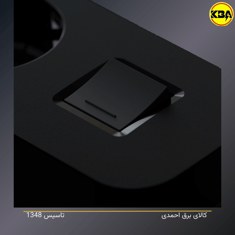 چندراهی برق هادرون مدل P24 با ۴ پریز ارتدار و کابل ۱.۸ متری