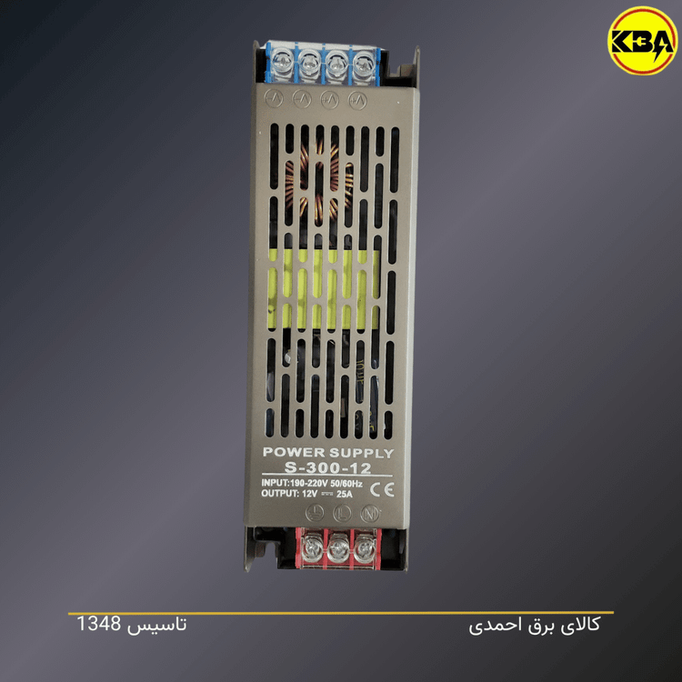 منبع تغذیه سوئیچینگ Professional مدل S-100-12 تا S-400-24 با خروجی ۱۲ و ۲۴ ولت
