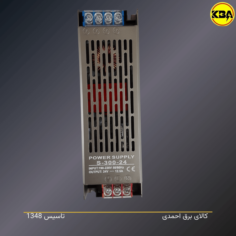منبع تغذیه سوئیچینگ Professional مدل S-100-12 تا S-400-24 با خروجی ۱۲ و ۲۴ ولت